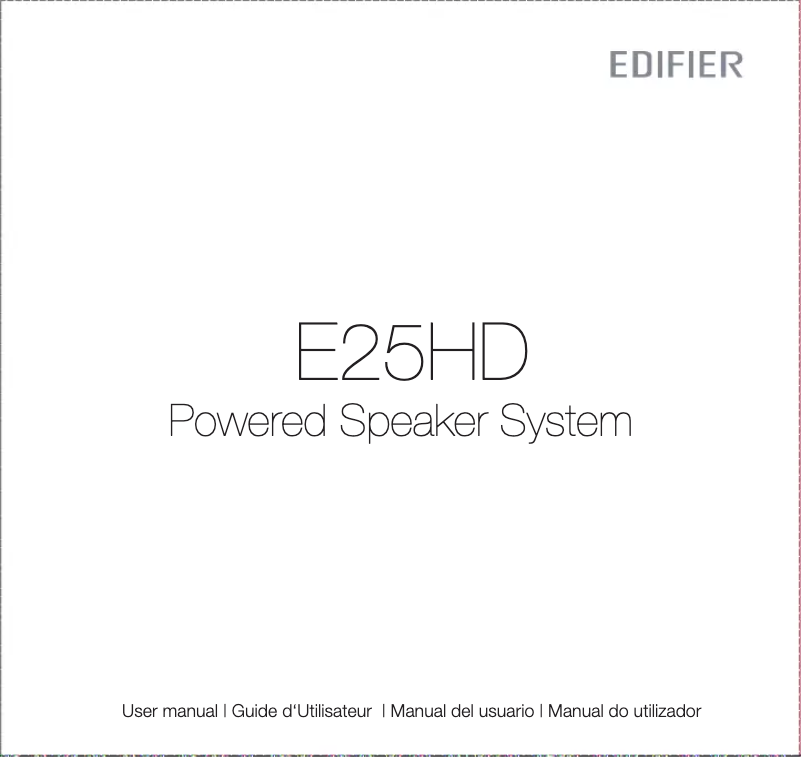 Page n°1 - Manuel utilisateur Edifier Luna Eclipse HD e25HD