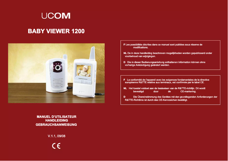 Page n°1 - Manuel utilisateur Topcom Ucom 1200