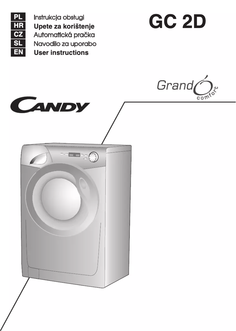 Image de la première page du manuel de l'appareil GC 1262D2-S