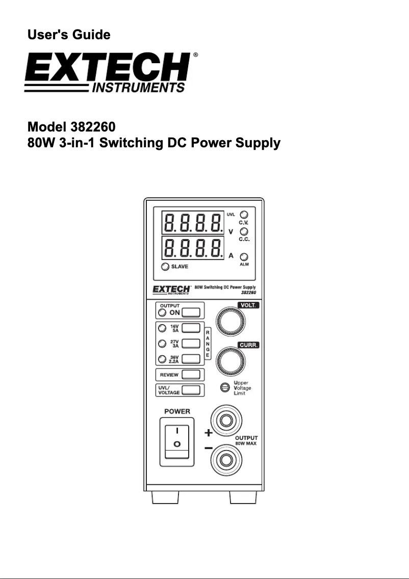 Image de la première page du manuel de l'appareil 382260