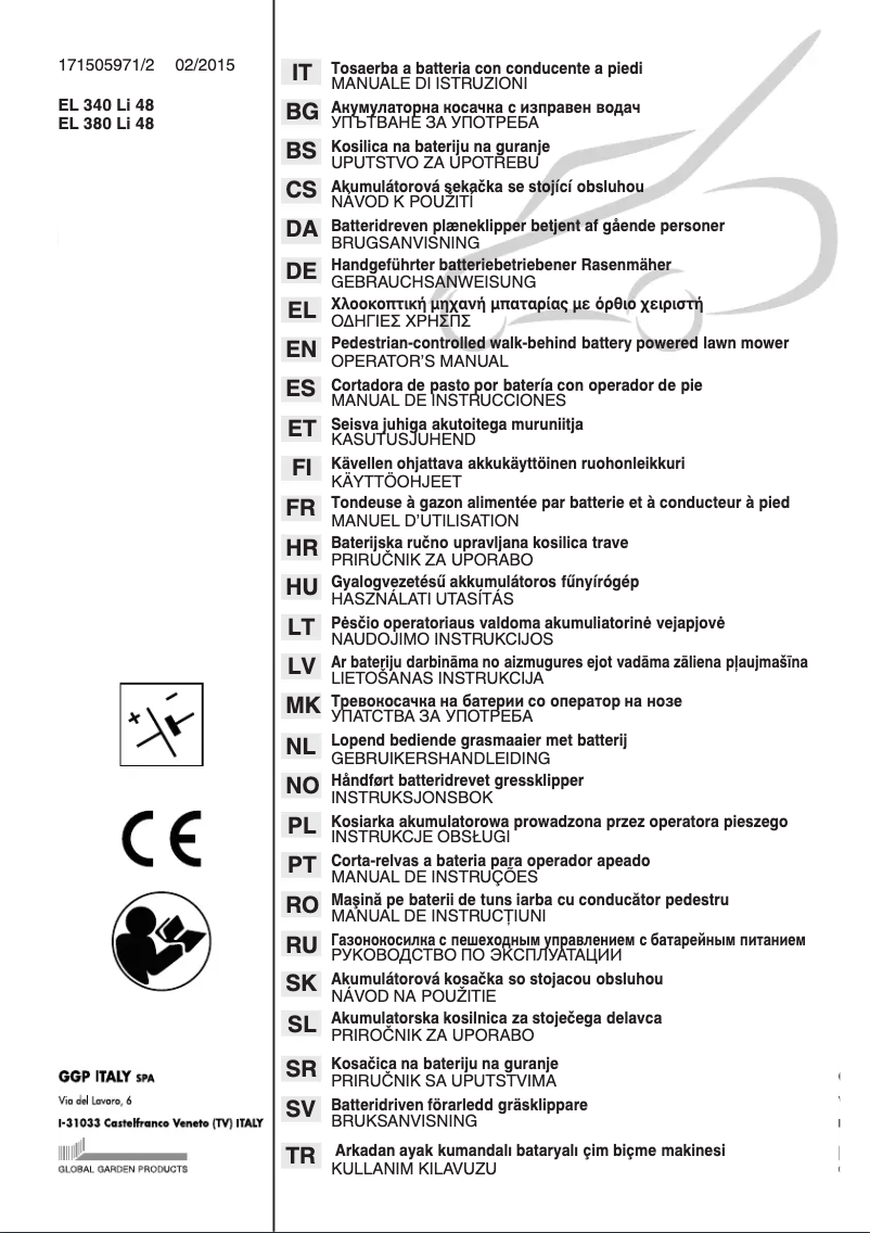 Page 1 de la notice Manuel utilisateur Alpina AL1 38 LI