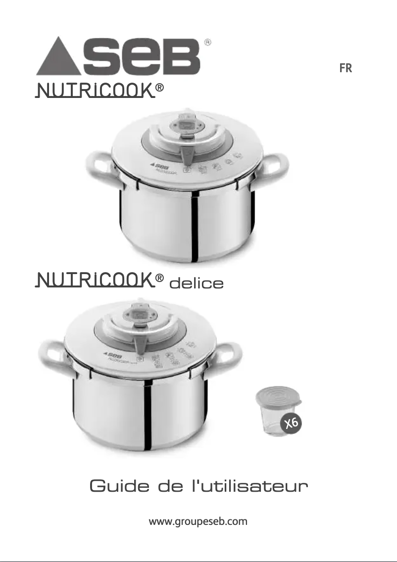 Page n°1 - Manuel utilisateur SEB Nutricook