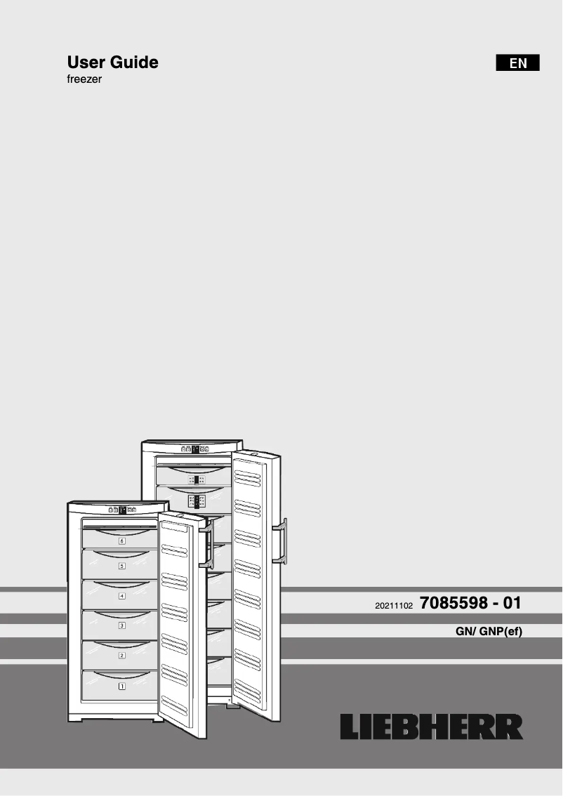 Page n°1 - Manuel utilisateur Liebherr GNw 1860-8