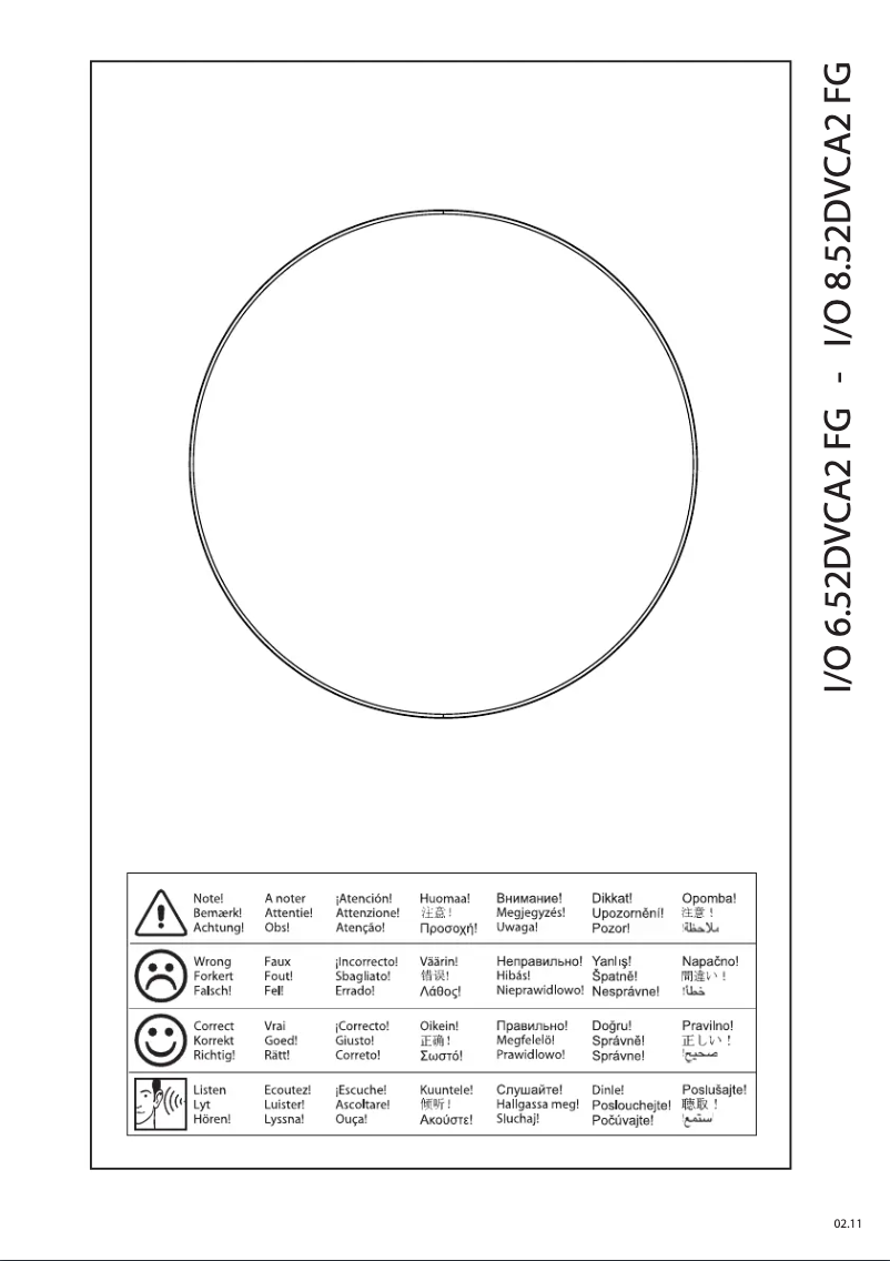 Imagen de la primera página del manual del dispositivo I/O 6.52DVCA2 FG