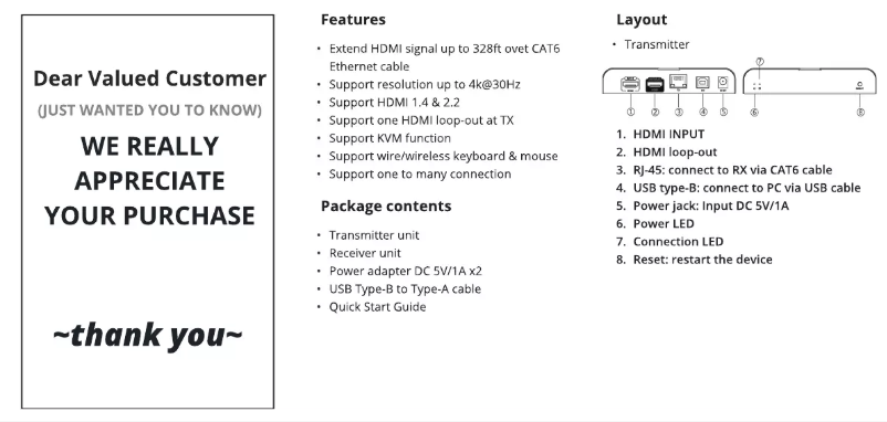 Page 1 de la notice Manuel utilisateur Siig CE-H25H11-S1