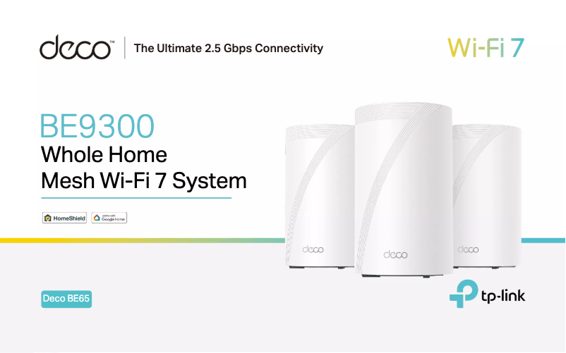 Page 1 de la notice Fiche technique TP-Link Deco BE65