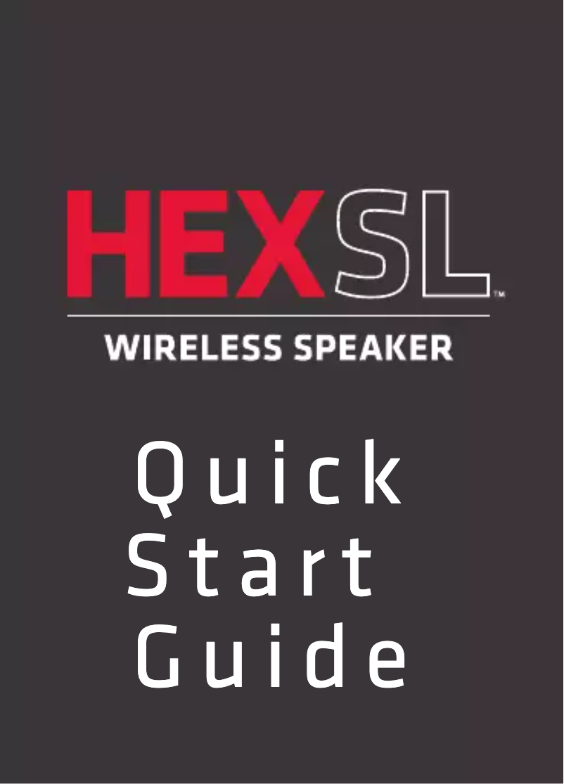 Page 1 de la notice Manuel utilisateur 808 Audio Hex SL