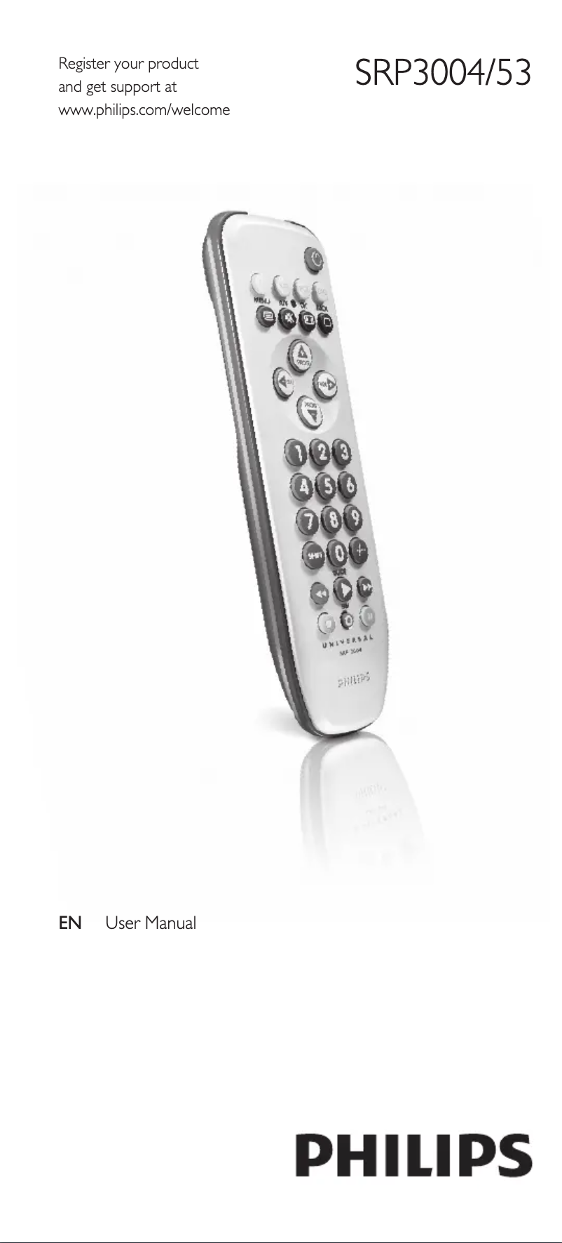 Image de la première page du manuel de l'appareil Perfect replacement SRP3004