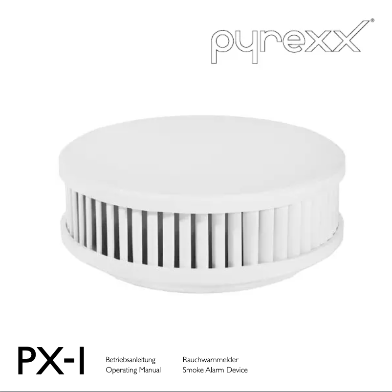 Page n°1 - Manuel utilisateur Pyrexx PX-I