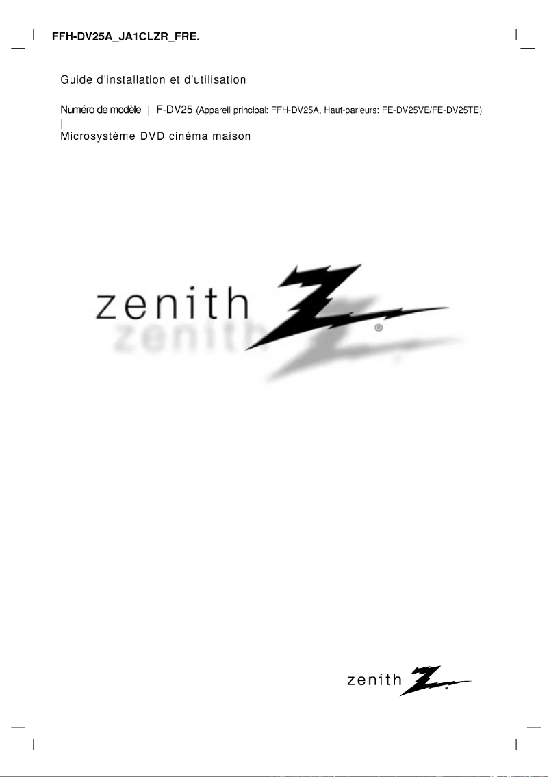 Page 1 de la notice Manuel utilisateur LG F-DV25A