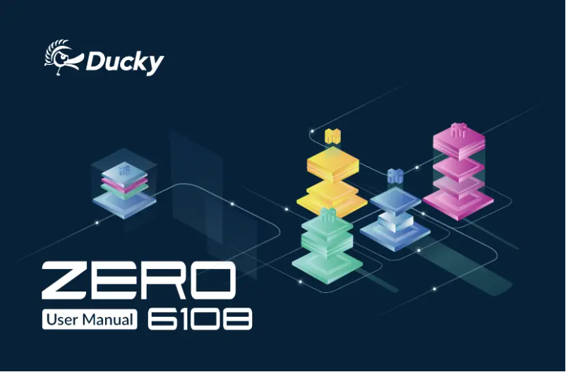 Page 1 de la notice Manuel utilisateur Ducky Zero 6108