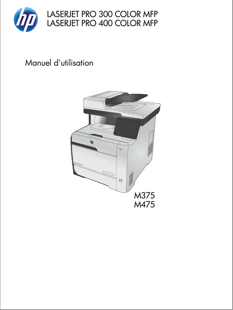 Imagen de la primera página del manual del dispositivo LaserJet Pro M375nw