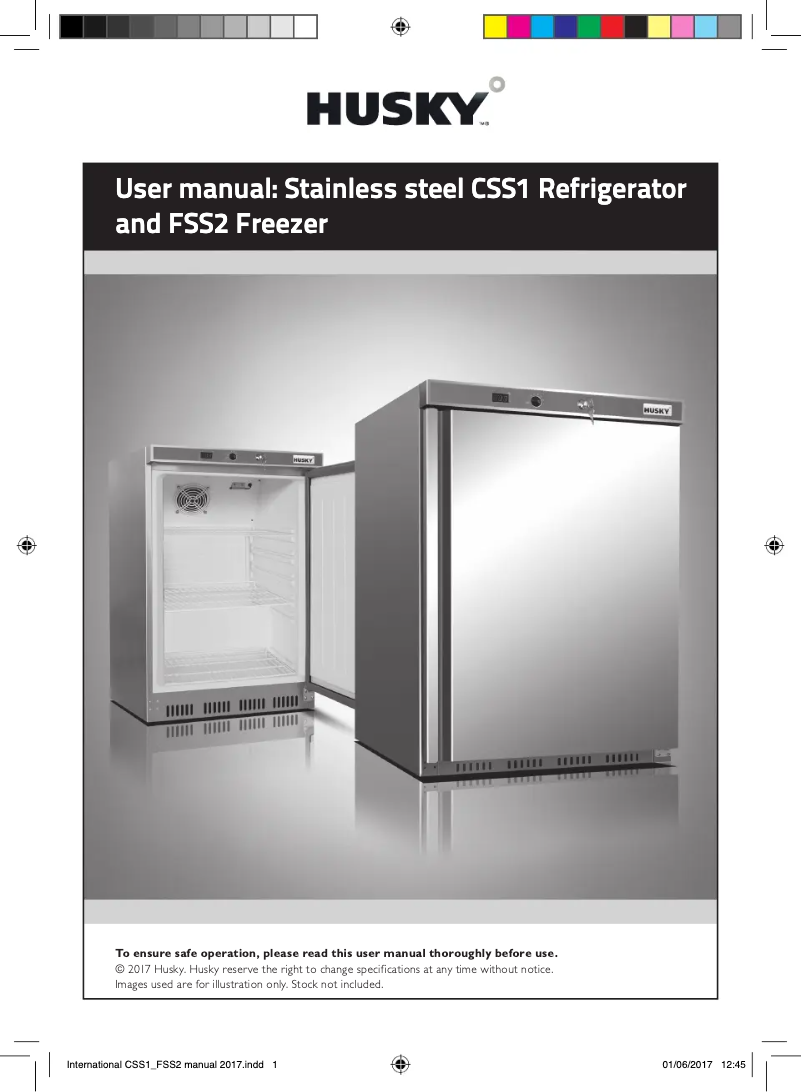 Image de la première page du manuel de l'appareil CSS1H-SD-HT