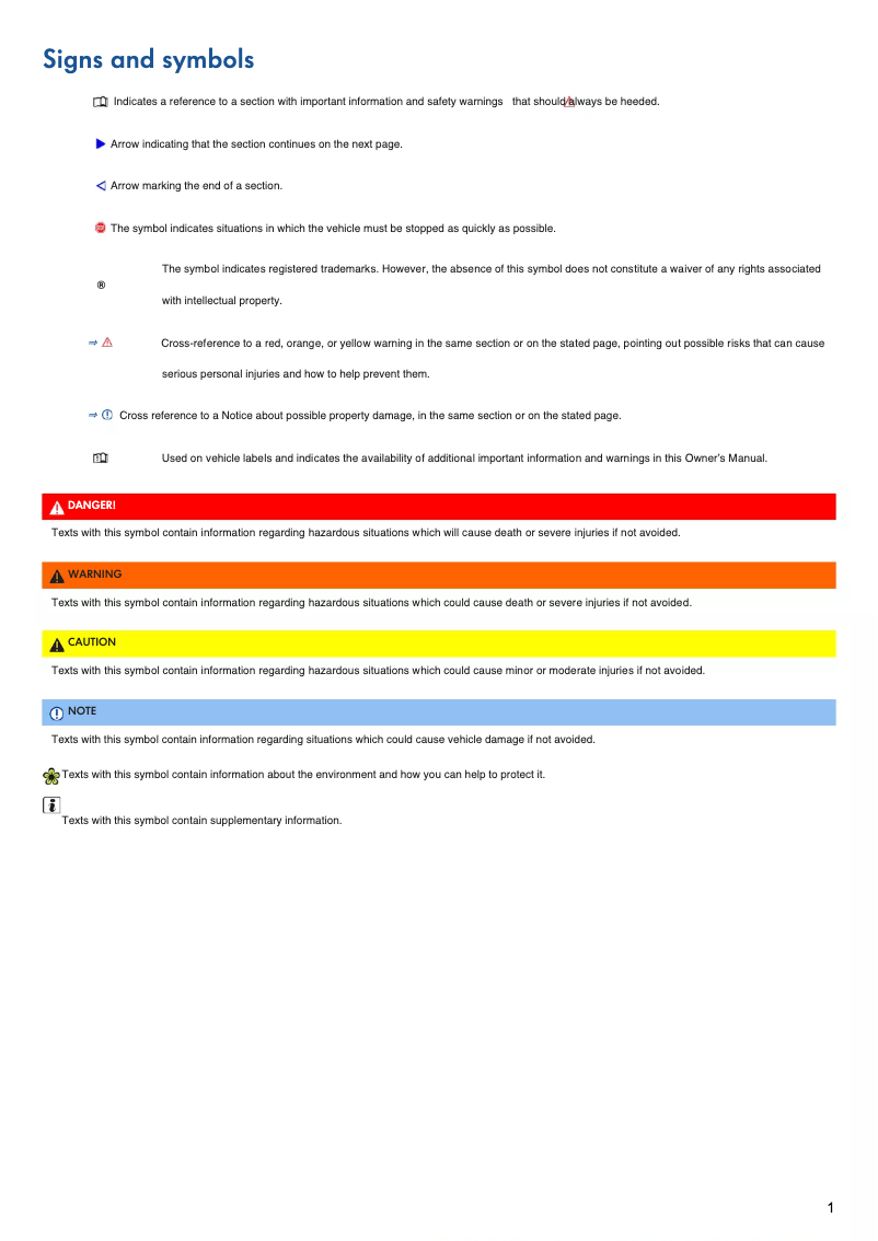Page 1 de la notice Manuel utilisateur Volkswagen Jetta (2017)