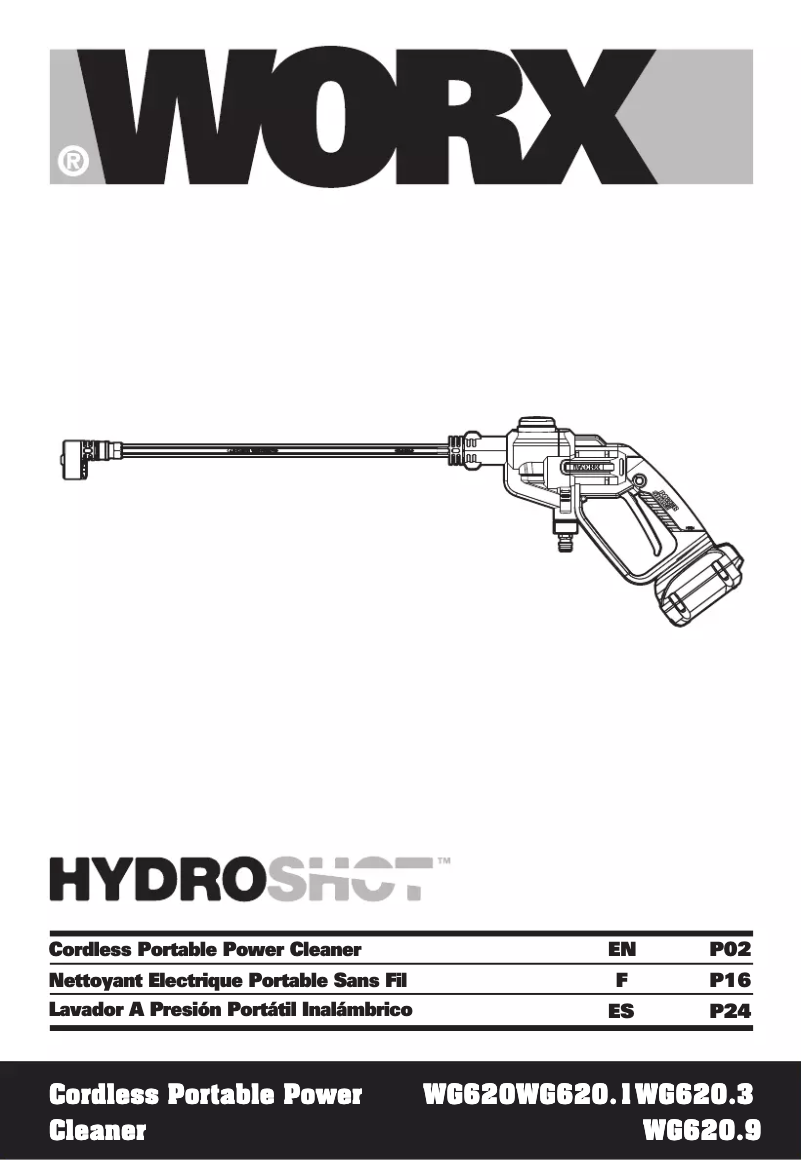 Page n°1 - Manuel utilisateur Worx WO7086