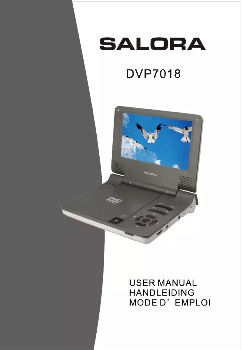 Página 1 del manual Manual de usuario Salora DVP7018