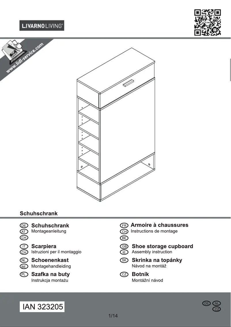 Image de la première page du manuel de l'appareil IAN 323205