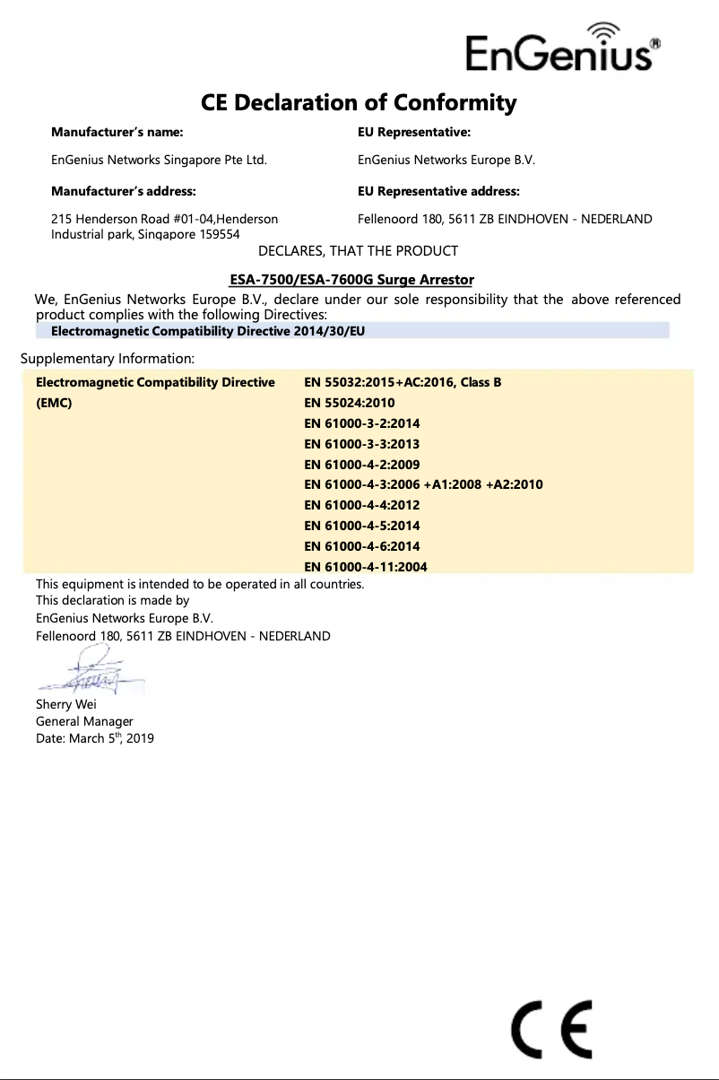 Image de la première page du manuel de l'appareil ESA-7600G