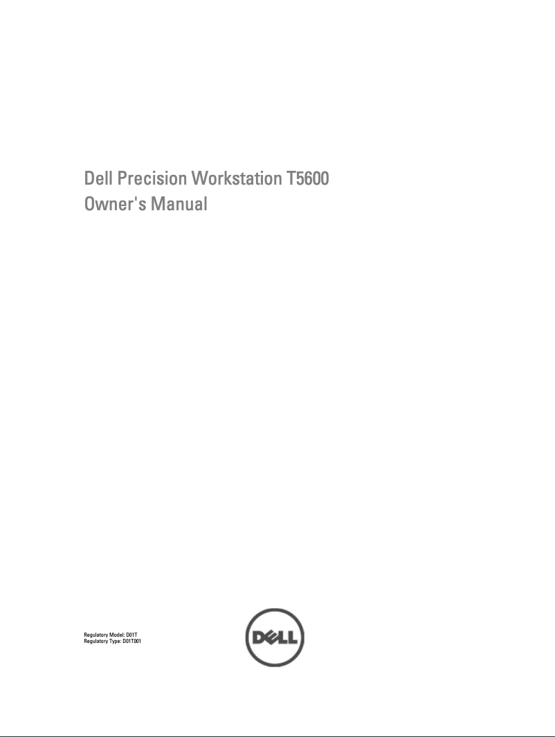 Page 1 de la notice Manuel utilisateur Dell Precision T5600
