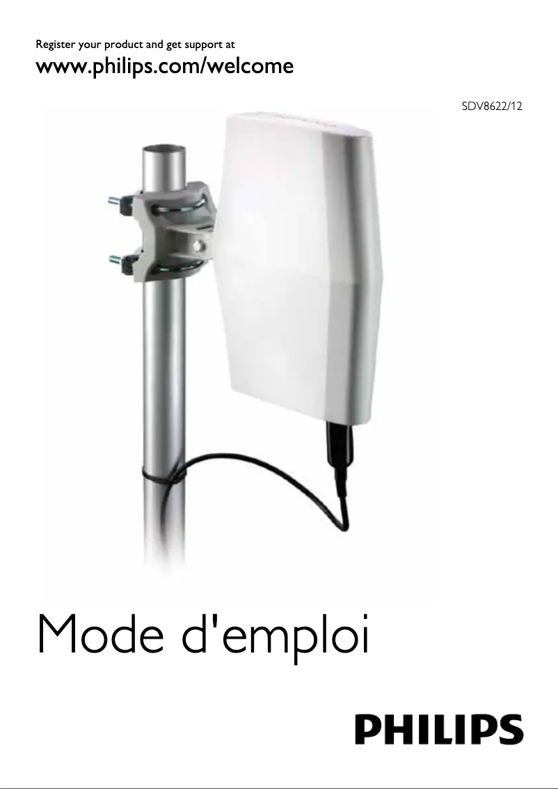 Image de la première page du manuel de l'appareil SDV8622
