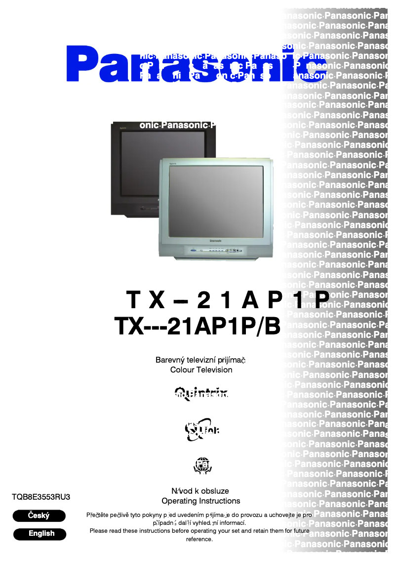 Página 1 del manual Manual de usuario Panasonic TX-21AP1PB