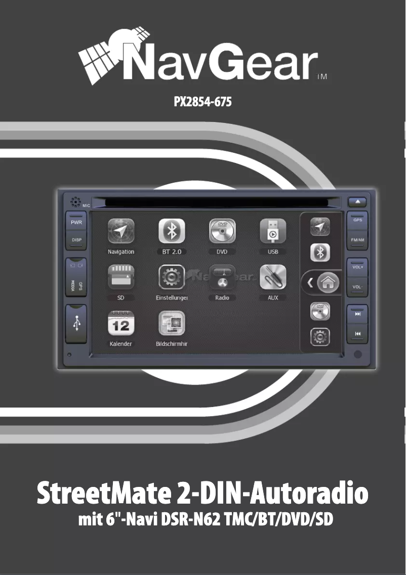 Page n°1 - Manuel utilisateur NavGear StreetMate 2 PX2854-675