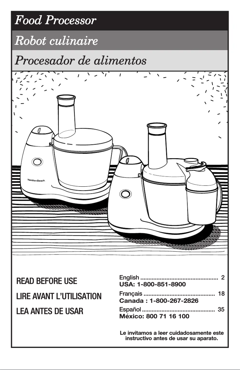 Image de la première page du manuel de l'appareil PrepStar 70550R