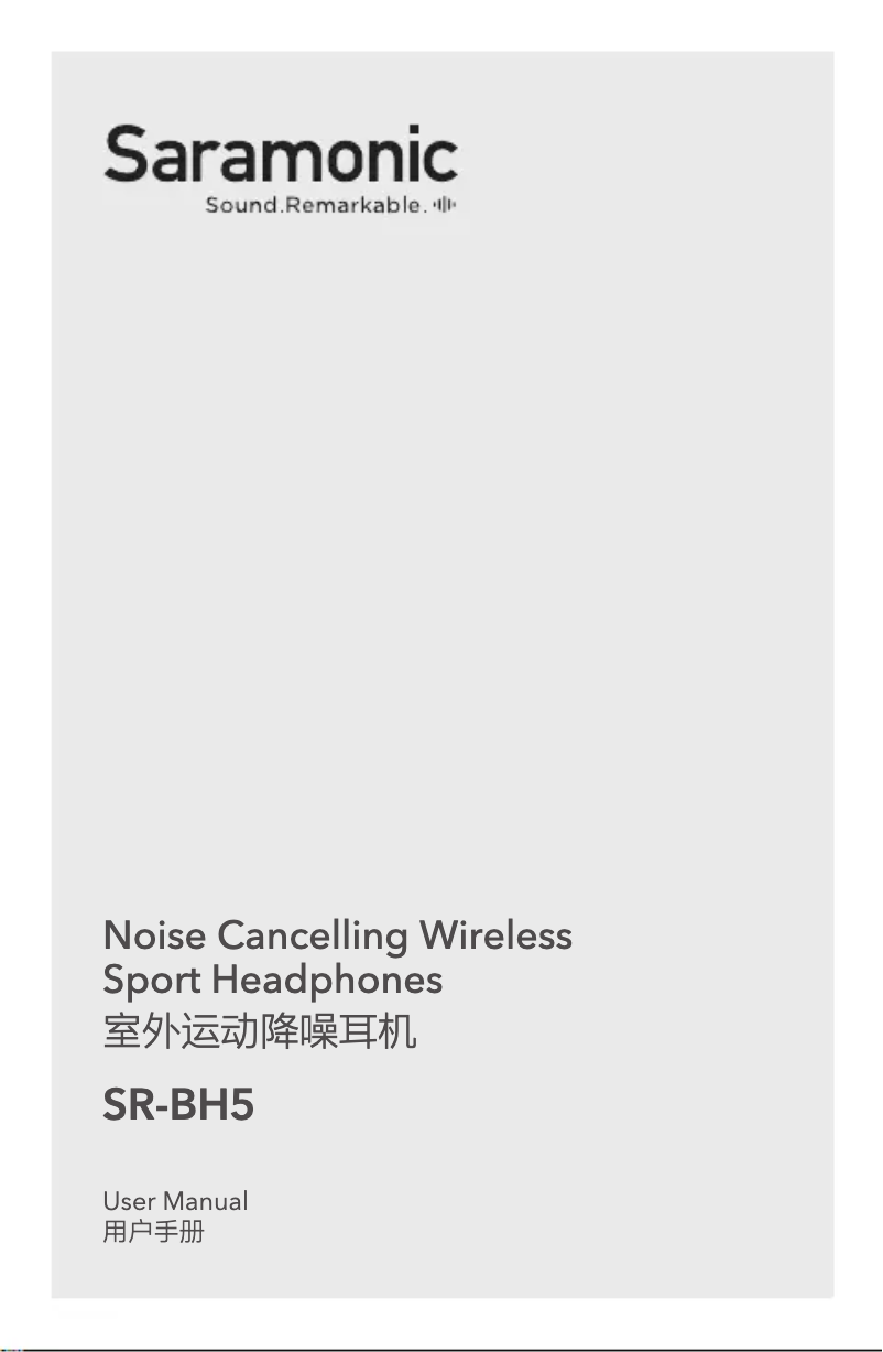 Page n°1 - Manuel utilisateur Saramonic SR-BH5