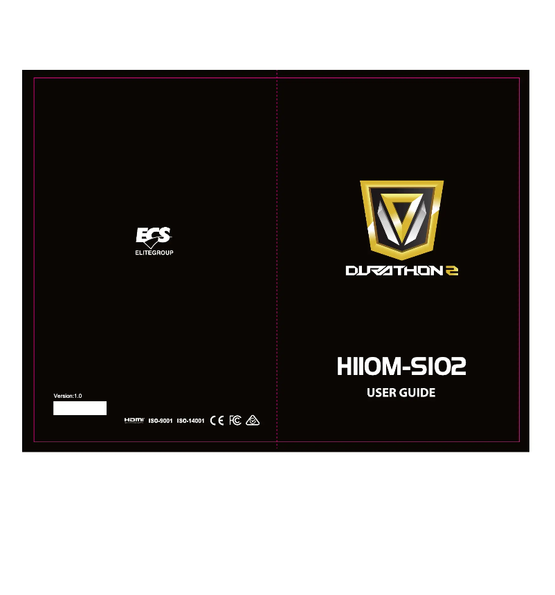 Image de la première page du manuel de l'appareil H110M-SI02