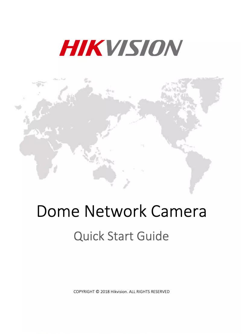 Page n°1 - Manuel utilisateur Hikvision DS-2CD2146G1-IS