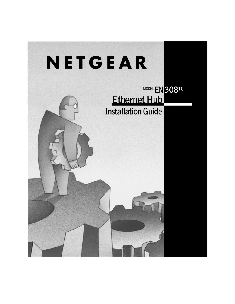 Page n°1 - Manuel utilisateur Netgear EN308TC