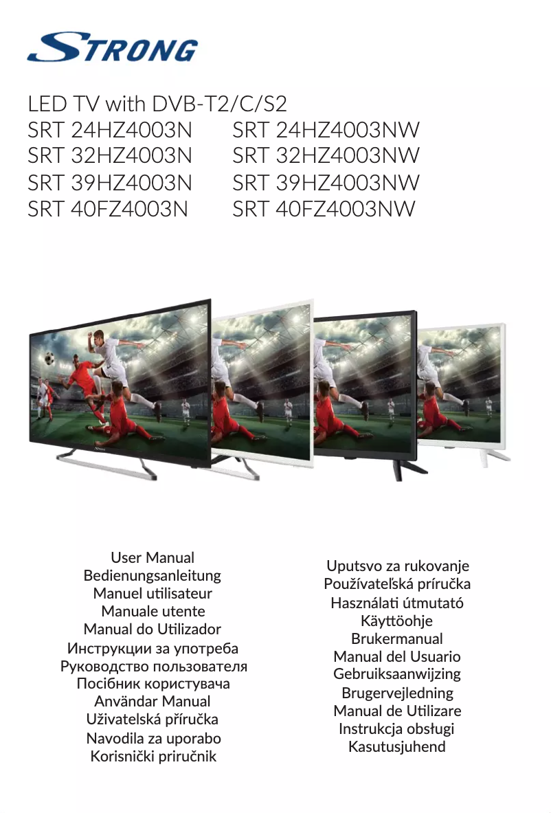 Page 1 de la notice Manuel utilisateur Strong SRT 24HZ4003N