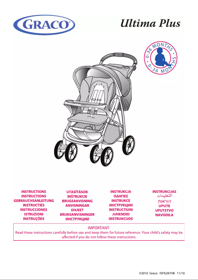 Page 1 de la notice Manuel utilisateur Graco Ultima+ TS