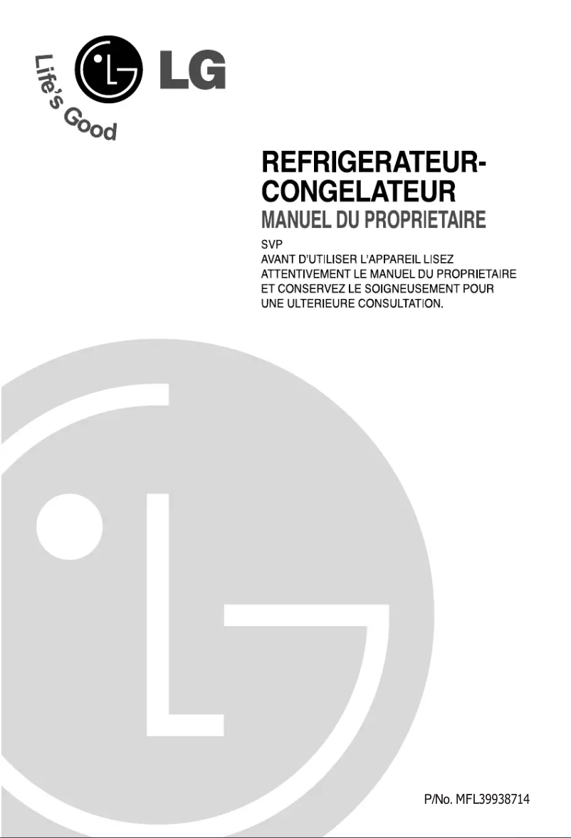 Page n°1 - Manuel utilisateur LG GN-M602YLQ