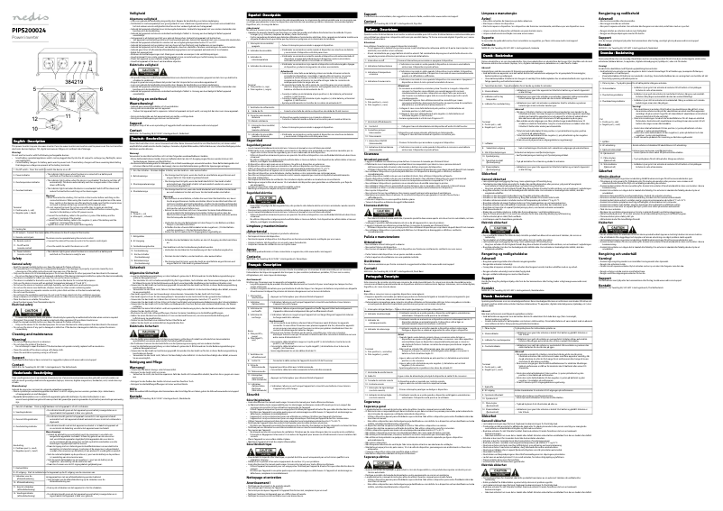 Imagen de la primera página del manual del dispositivo PIPS200024