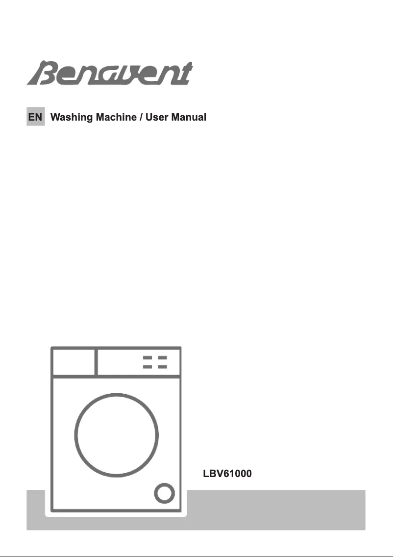 Page n°1 - Manuel utilisateur Benavent LBV61000