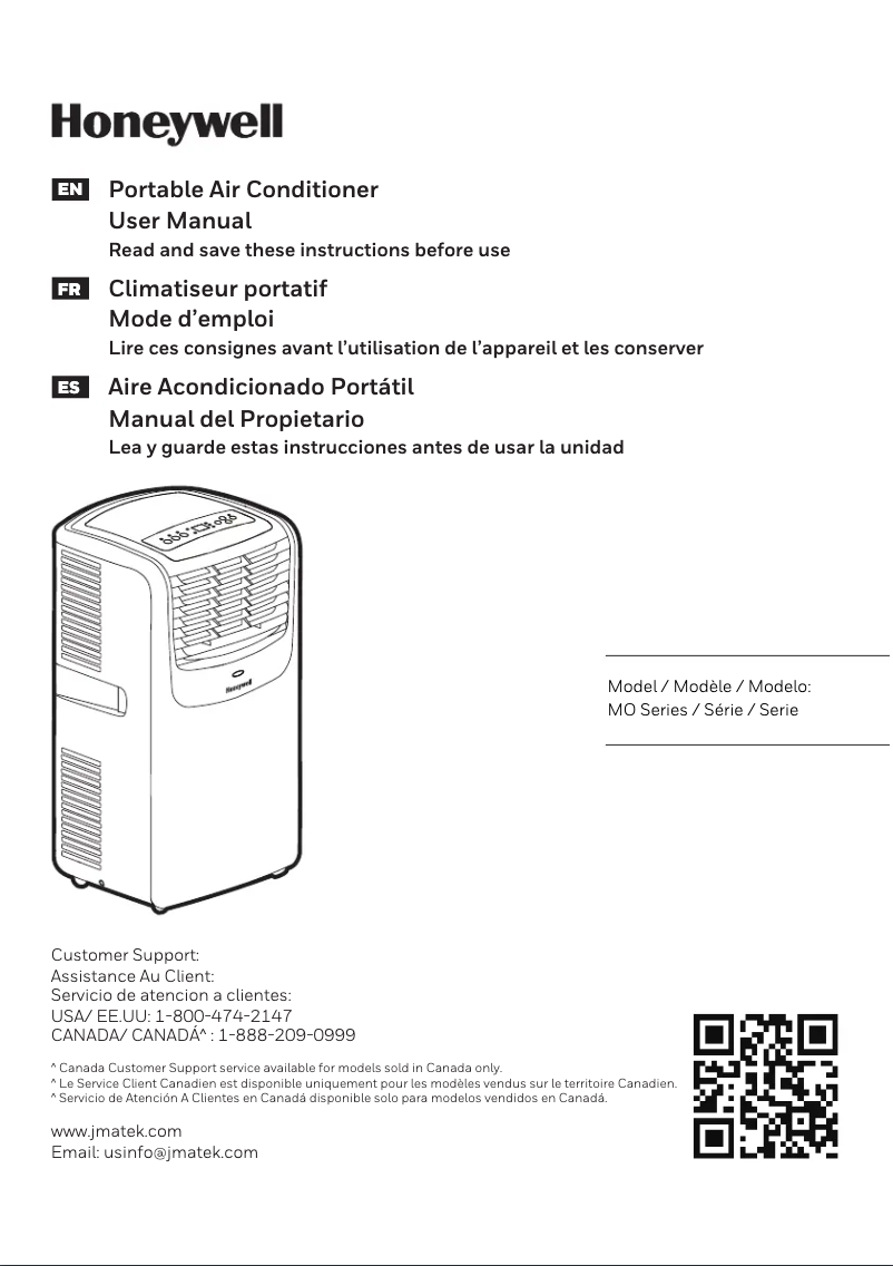 Página 1 del manual Manual de usuario Honeywell MO10CESWB