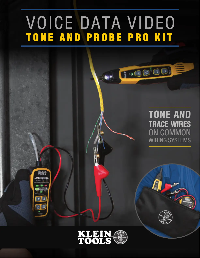Page 1 de la notice Brochure Klein Tools VDV500-063