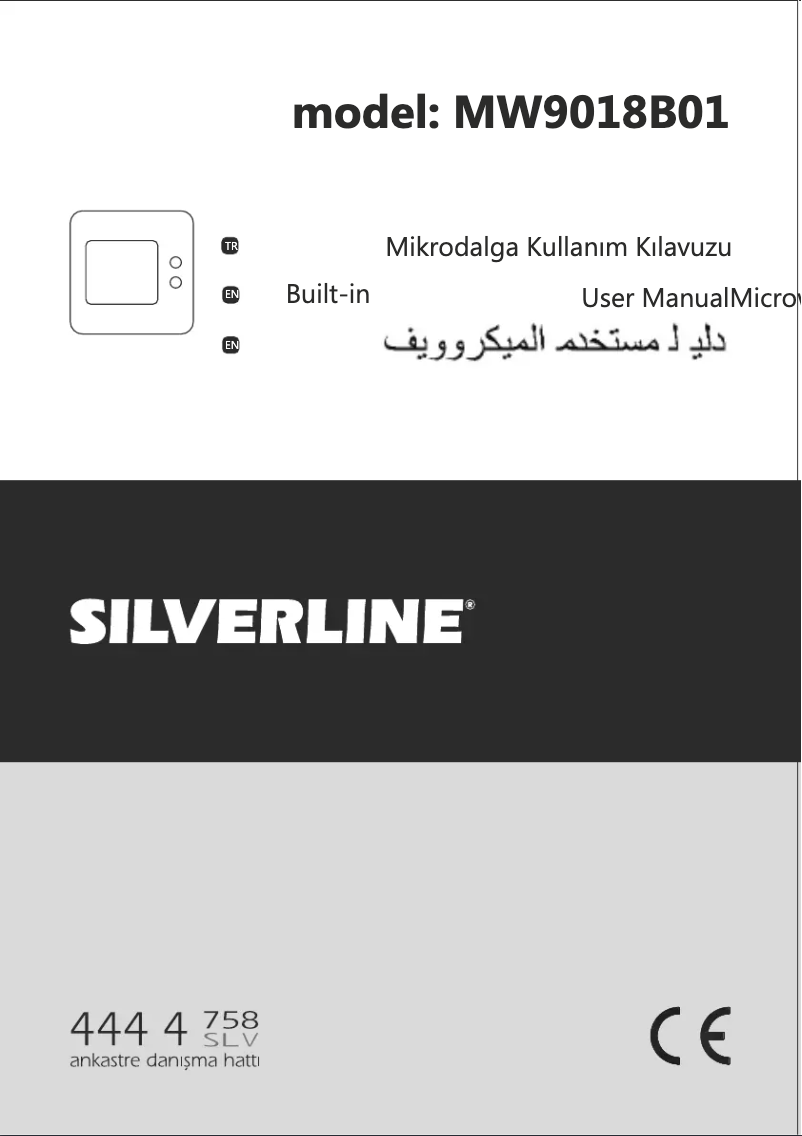 Page 1 de la notice Manuel utilisateur Silverline MW9018B01