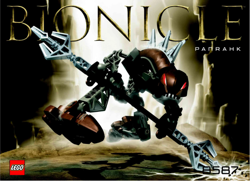 Image de la première page du manuel de l'appareil Bionicle 8587
