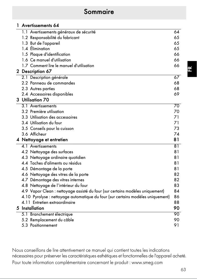 Image de la première page du manuel de l'appareil SFP111N
