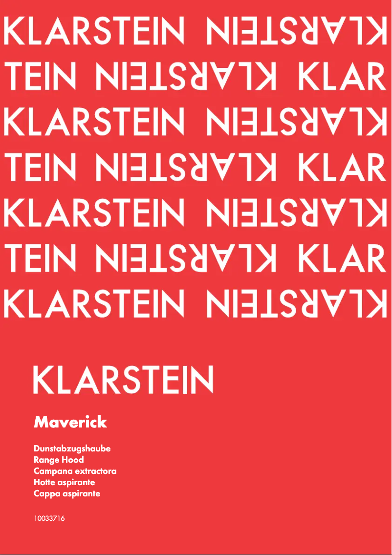 Image de la première page du manuel de l'appareil Maverick 10033716