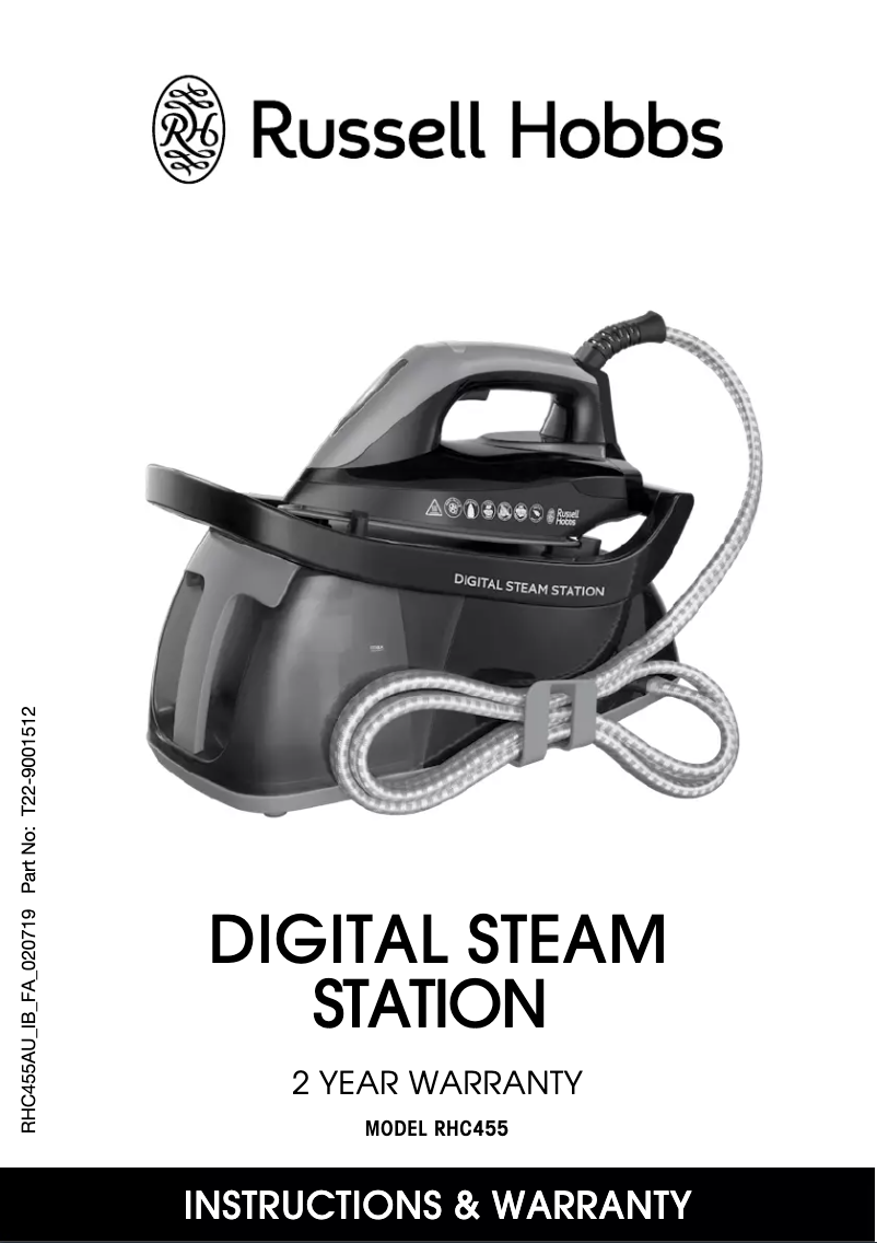 Page 1 de la notice Manuel utilisateur Russell Hobbs RHC455