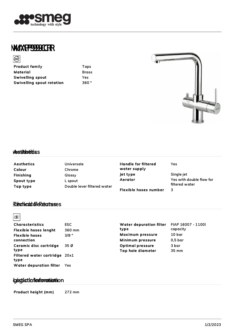 Image de la première page du manuel de l'appareil MAP99CR