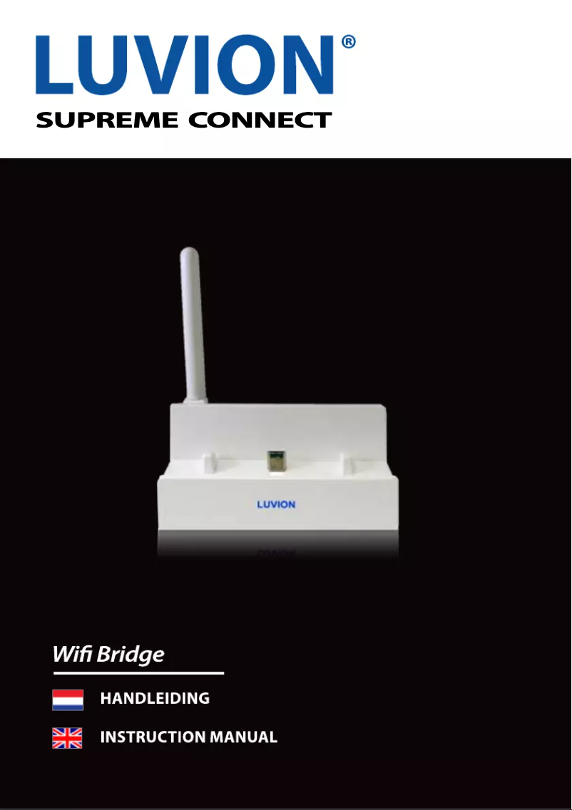 Page n°1 - Manuel utilisateur Luvion Supreme Connect WiFi Bridge