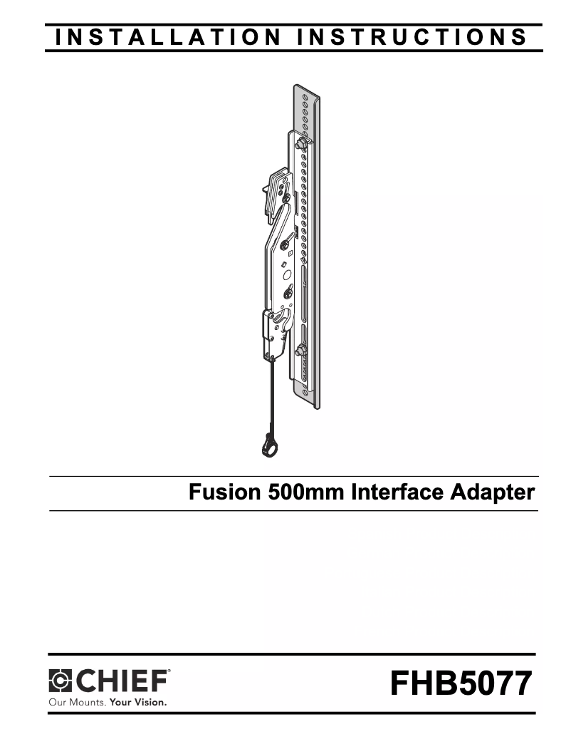 Image de la première page du manuel de l'appareil Fusion FHB5077