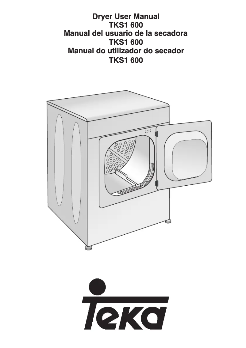 Image de la première page du manuel de l'appareil TKS1 600