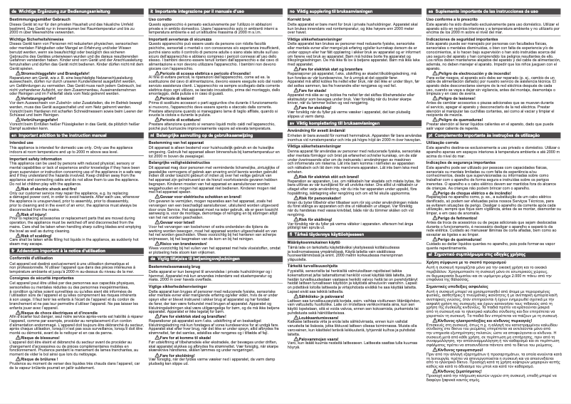 Page n°1 - Manuel utilisateur Bosch MCM64060