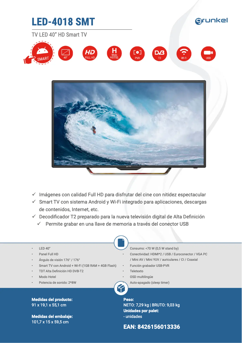 Image de la première page du manuel de l'appareil LED-4018 SMT