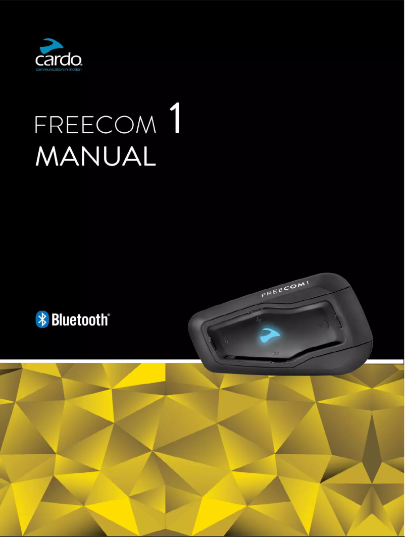 Page n°1 - Mode d'emploi Cardo Scala Rider Freecom 1